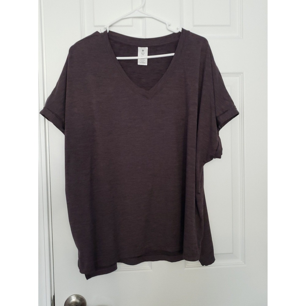 Members Mark Womans Plus Short Sleeve Blouse Size XXL